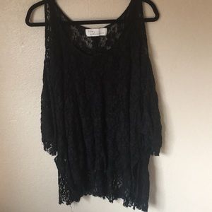 Lace Black Boutique Top
